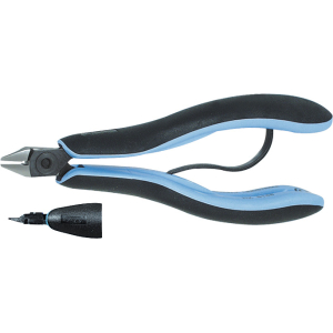 LINDSTRÖM - Tronchese a tagliente laterale per elettronica, ganasce rastremate, testa appuntita, KW, Lunghezza complessiva: 135 mm